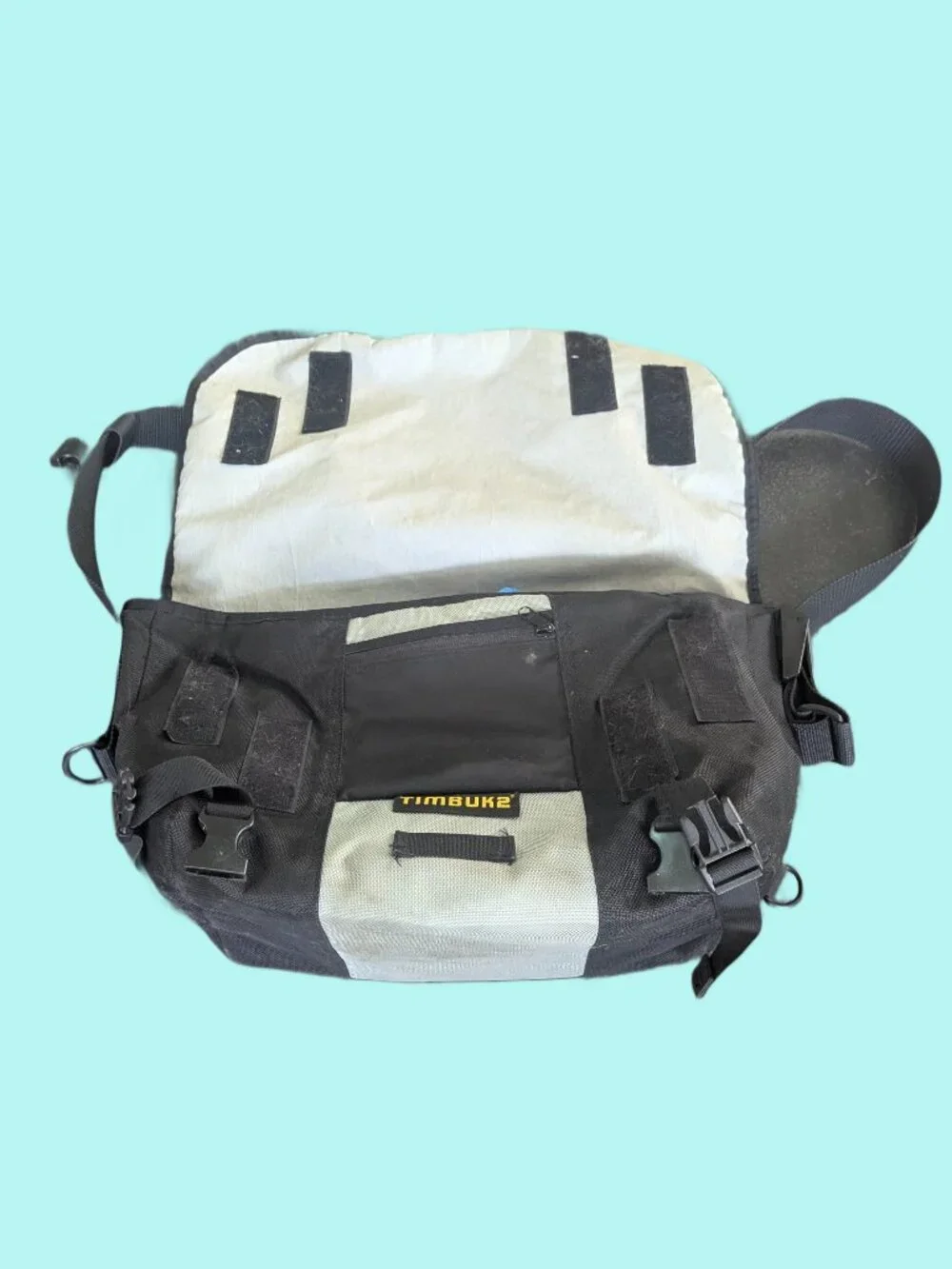 Timbuk2 Black and Gray Messenger Bag with Adjustable Shoulder strap